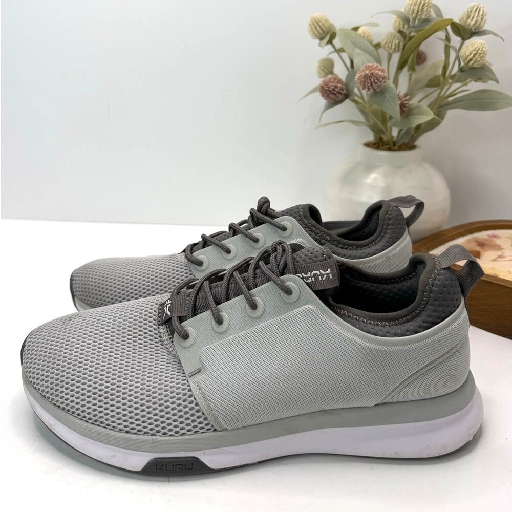Kuru Atom Walking Comfort Sneaker Cloud Gray/White Women 11M Light wear